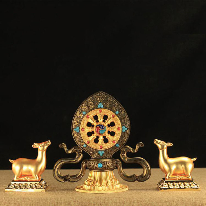 Tibetan Buddhism Tantra Dharma Buddhist Altar Ornaments Buddhism Turning Wheel