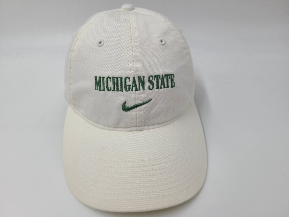 Michigan State University Spartans Nike Center Swoosh Strapback Hat Cap Men NCAA