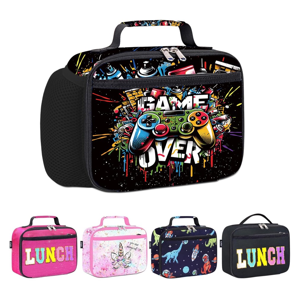 Lunch Bag,Insulated Lunch Box for Girls Boys,Lunch Bag Teen,School Daycare Cu...