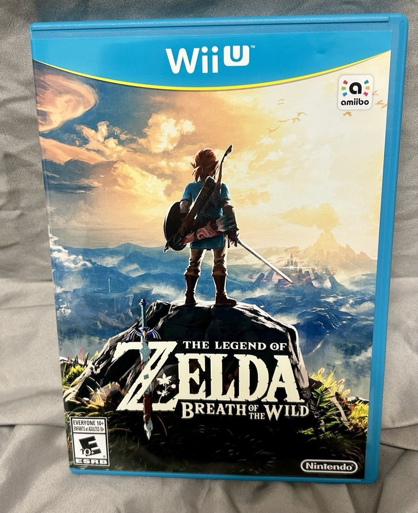 The Legend Of Zelda Breath Of The Wild Nintendo Wii U Video Game CIB