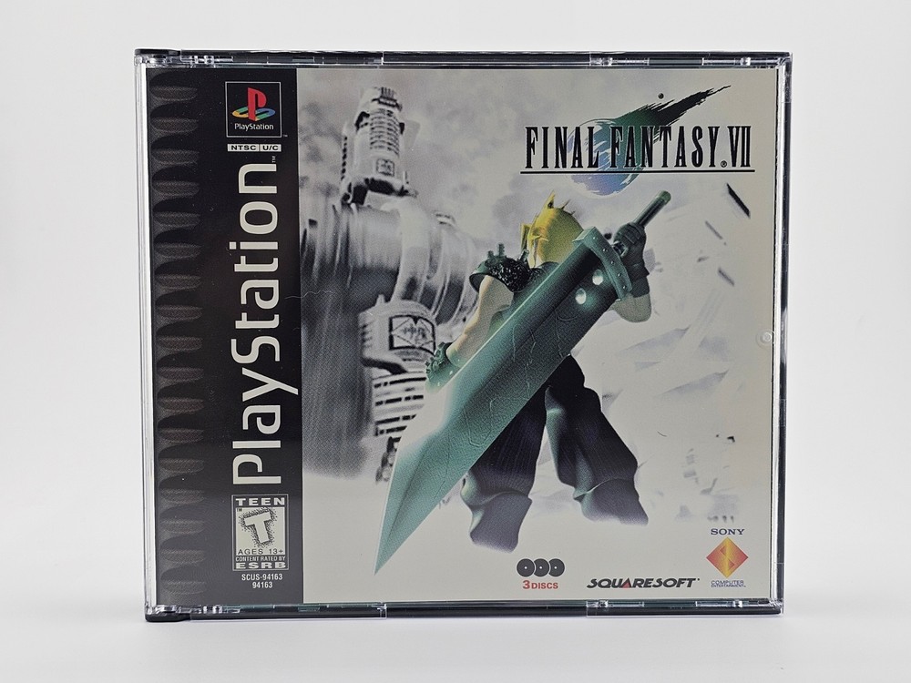 Sony Playstation 1 PS1 Final Fantasy VII CIB Cleaned & Tested