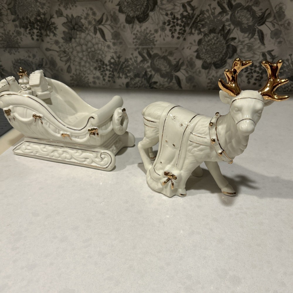 Reindeer and Sleigh (No Brand Name)