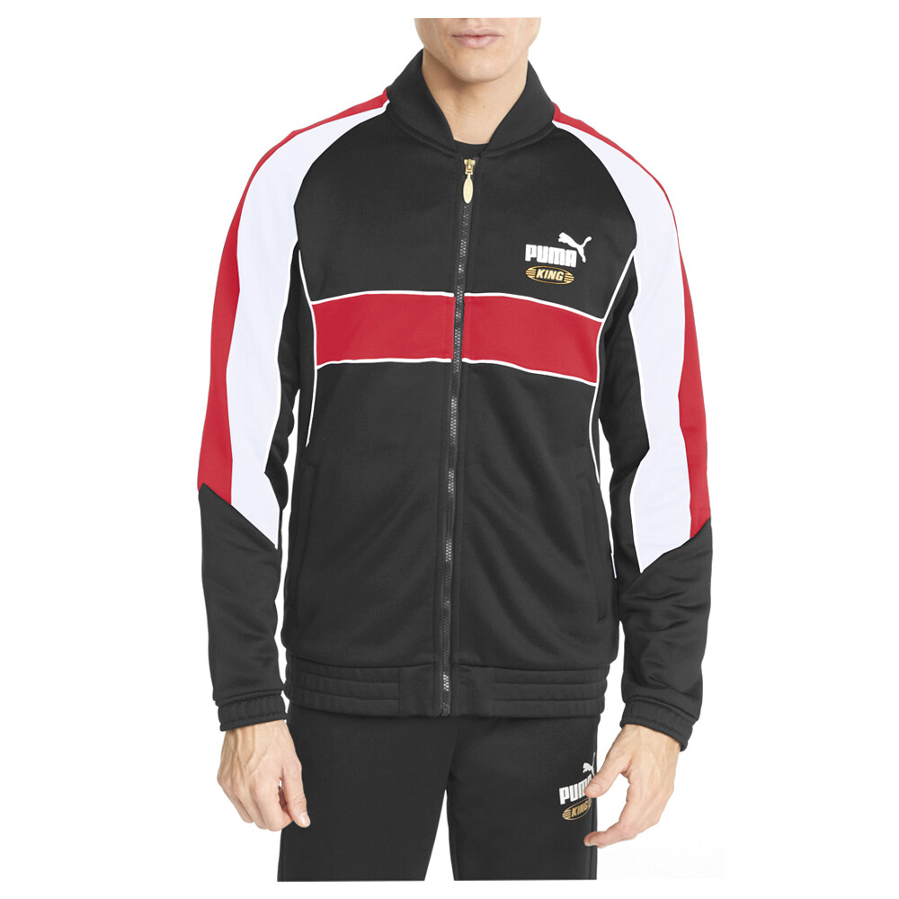 Куртка спортивная повседневная мужская Puma King Track Jacket Pt черная 533683-01