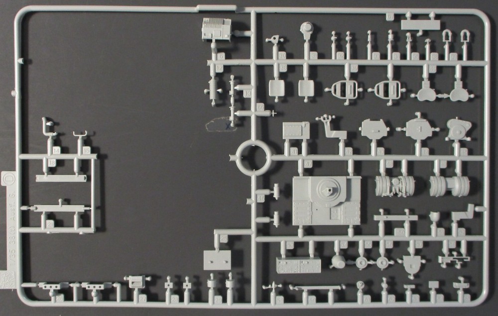 Cyber Hobby 1/35th Scale Aufklarungspanzer 38t  - Parts Tree D from Kit No. 6310