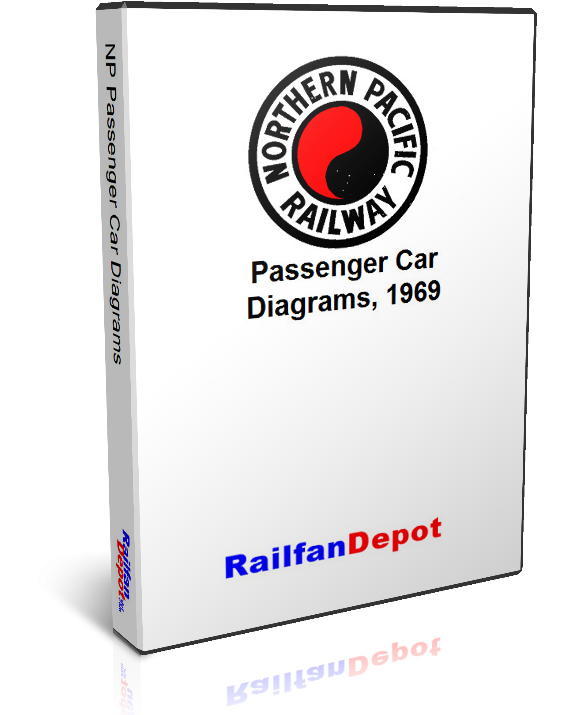Northern Pacific Passenger Car Diagrams - PDF on CD - RailfanDepot