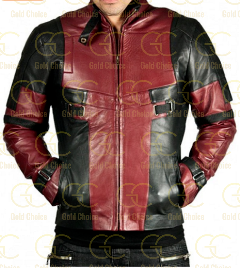 Ryan DP Wade Motorcycle Biker Real Leather Jacket