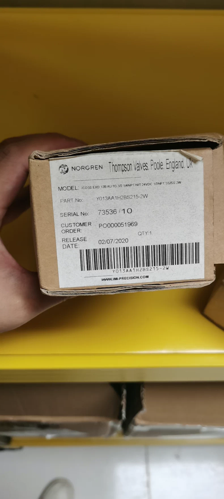 brand new Y013AA1H2BS215-2w solenoid DHL/Fedex Fastshipping Limited-Time-image