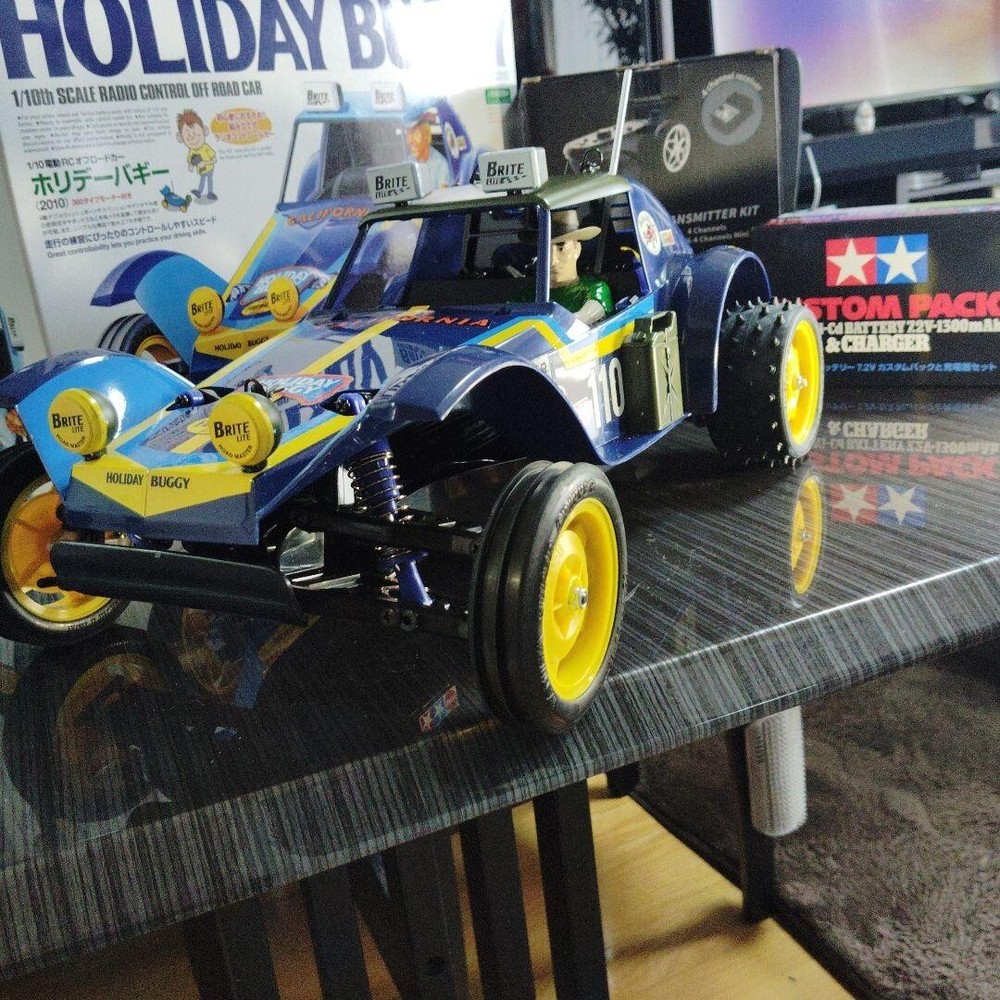Tamiya 1/10 Holiday Buggy Ready-to-Run RC Car with Radio Control