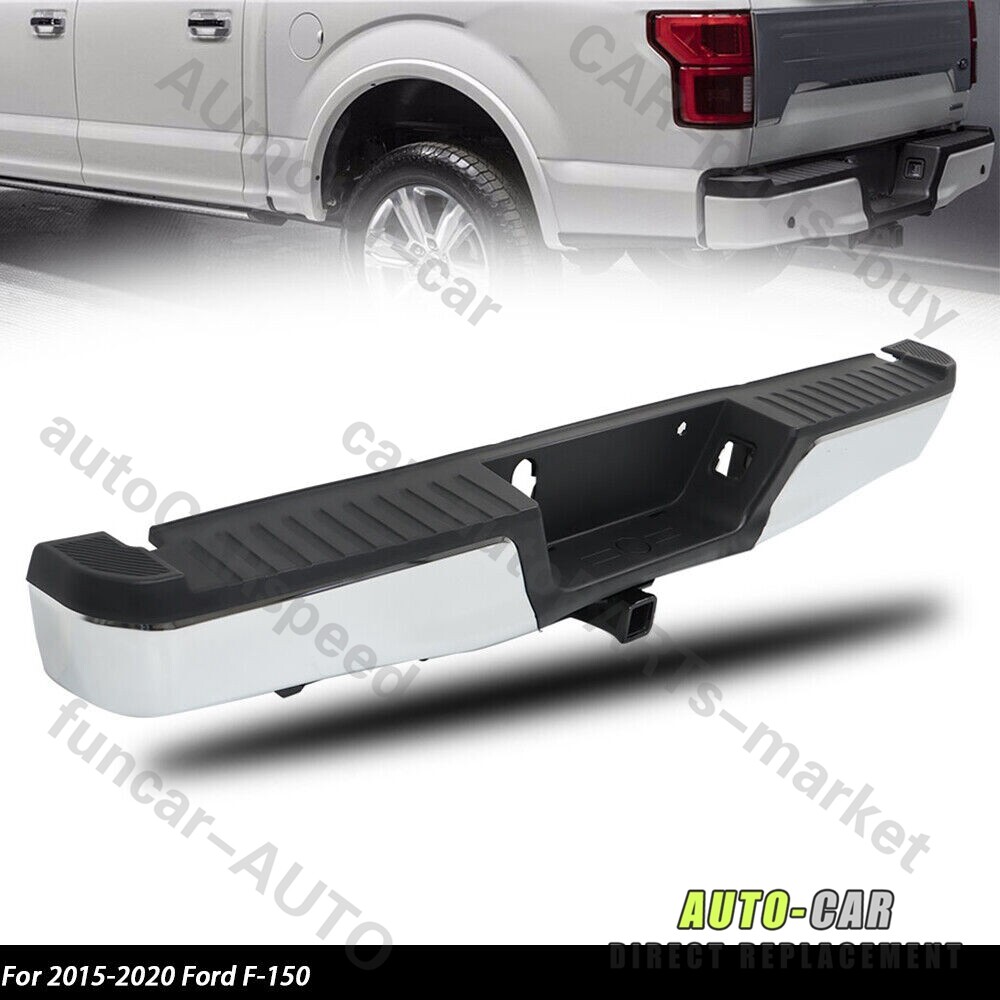 Labwork Chrome Rear Step Bumper Assembly For 2015-2020 Ford F-150 w/ Max Tow