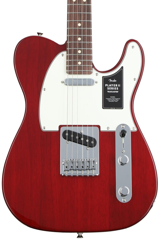Fender Player II Telecaster Electric Guitar - Transparent Cherry with Rosewood