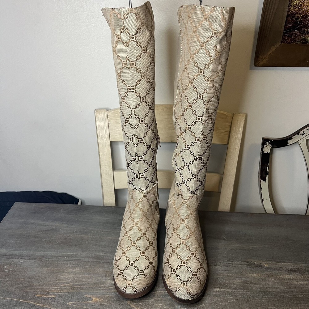 EUC Justfab Women's Tinsley Flat Boots Size 11