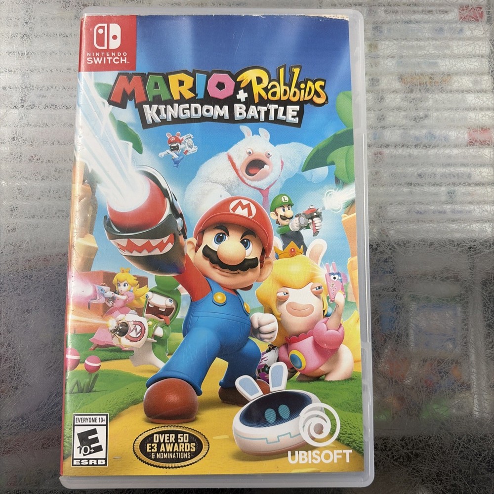 Mario Rabbids Kingdom Battle  - Nintendo Switch With Case Worn