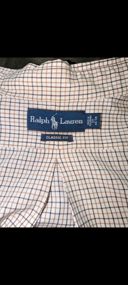 Mens Ralph Lauren Polo Button Up Long Sleeve Collared Shirt  XXL New with Tags