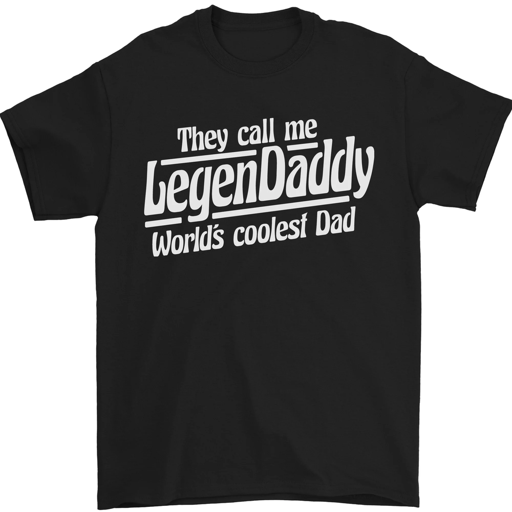 Legendaddy Funny Fathers Day Daddy Mens T-Shirt 100% Cotton
