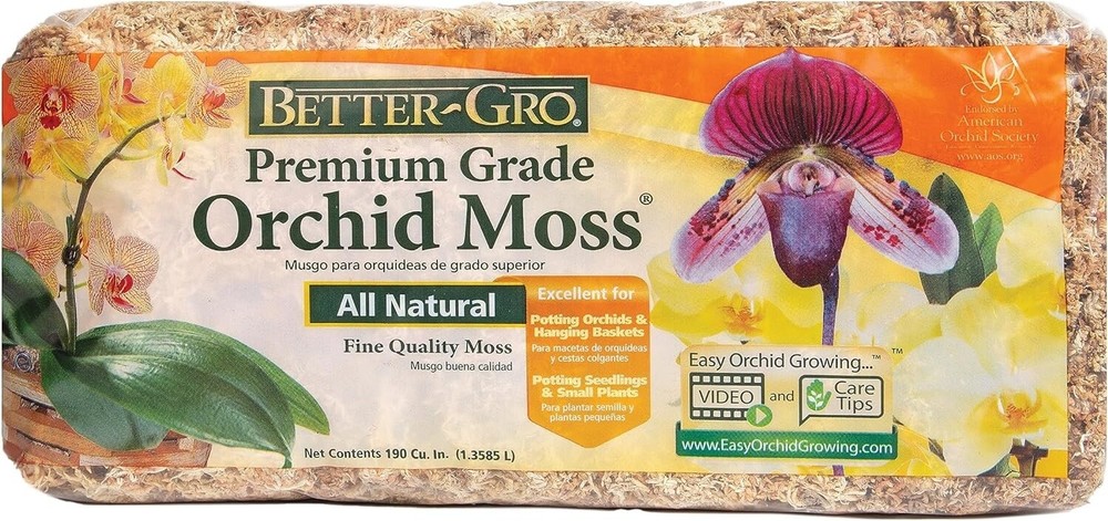 Sun Bulb 50450 Better Gro Orchid Moss,190 cu.in