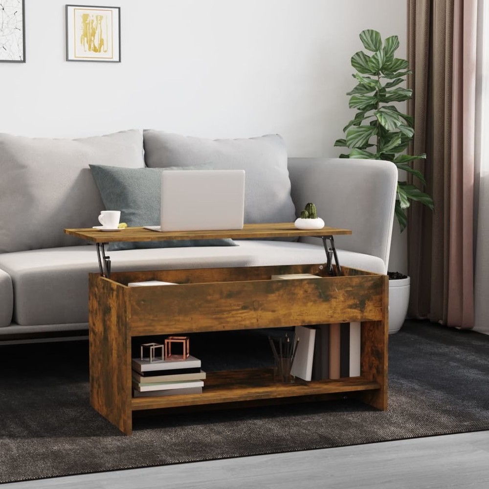 Coffee Table Smoked oak Engineered wood Standard Coffee Table