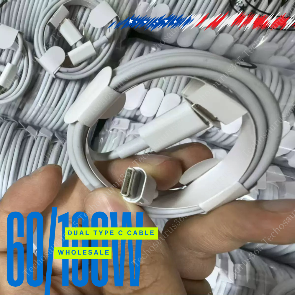 Bulk Lot Type USB-C to USB-C Cable 60W/100W Fast Charging PD Cord Rapid Charger