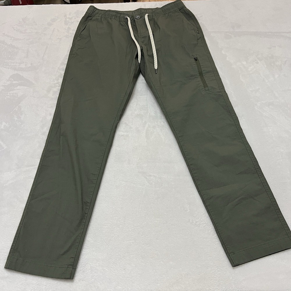 Vuori Pants Womens Medium Green RipStop Outdoor Hiking Camping Utility Organic