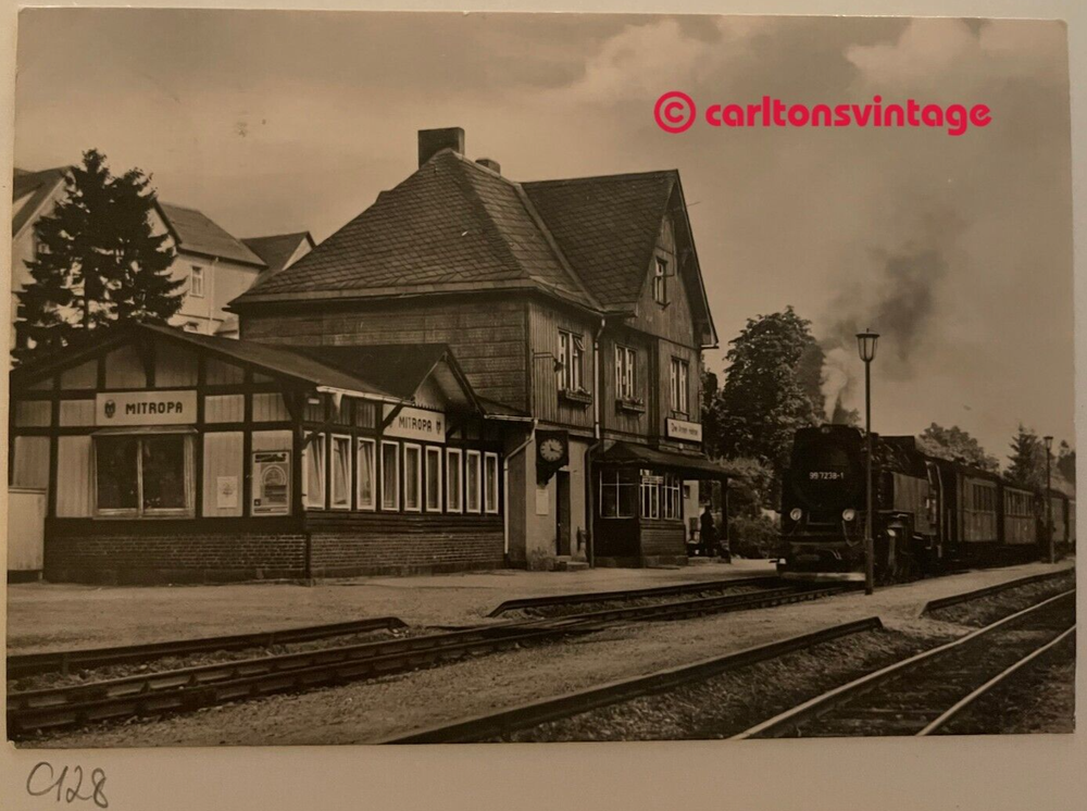Harzquerbahn Station Drei Annen Hohne Mitropa Old Railway Postcard Used