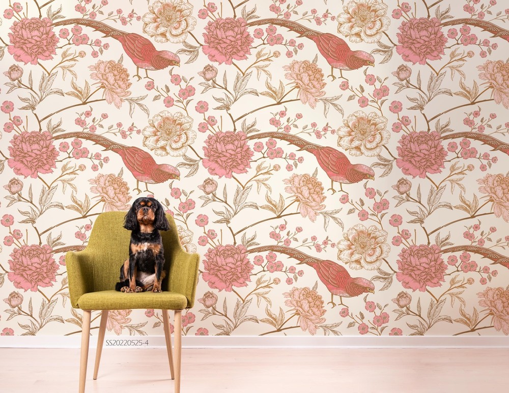 3D Flowers Birds Watercolor Pattern Wall Murals Wallpaper Murals Wall Sticker