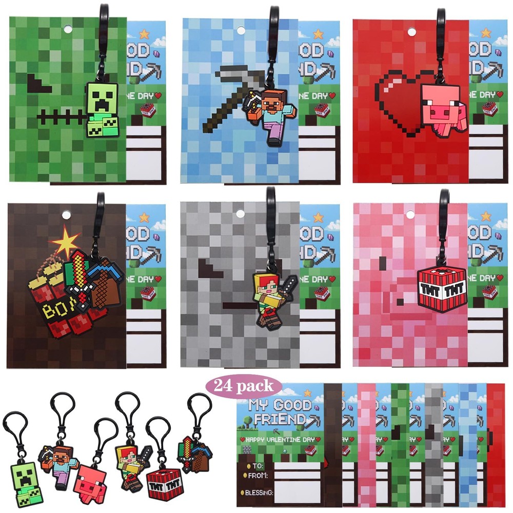 Valentines Day Gifts for Kids - 24 Pack Classroom Student Exchange Ideas-image