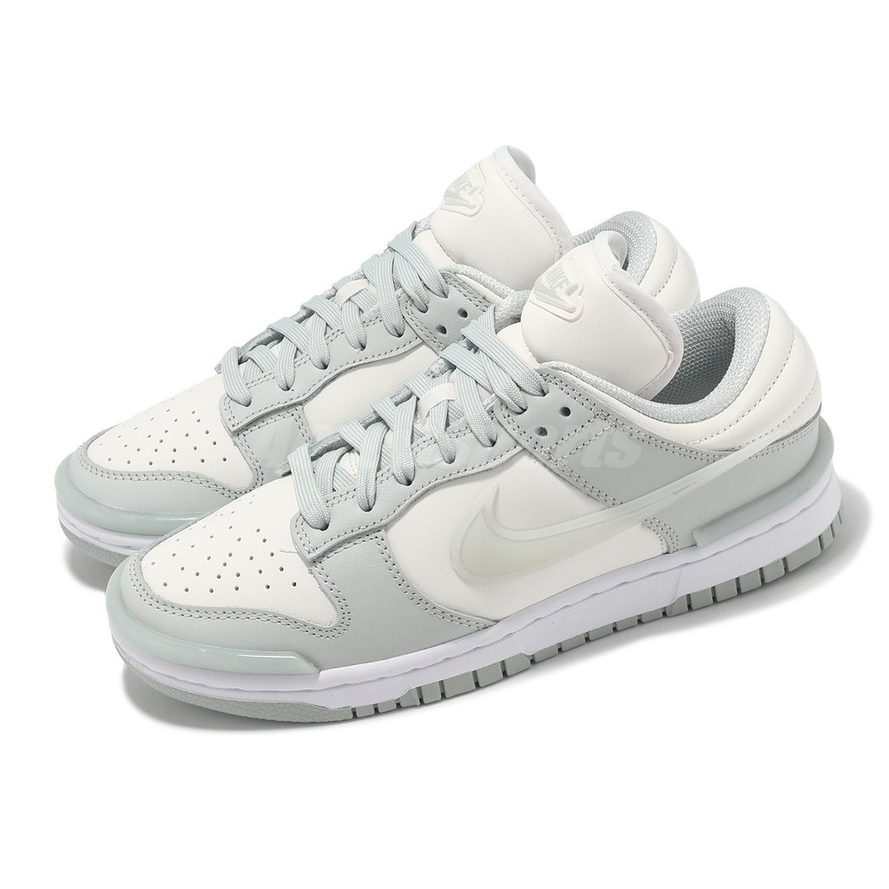 Nike Wmns Dunk Low Twist Light Silver Women Casual Shoes Sneakers DZ2794-004