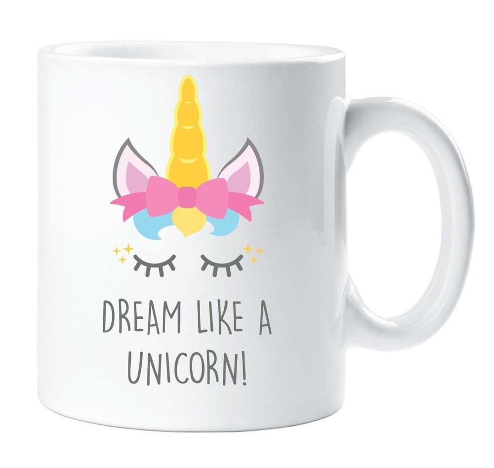 Unicorn Mug Dream Like A Unicorn Mug Cup Gift Friend Birthday Present Daughter