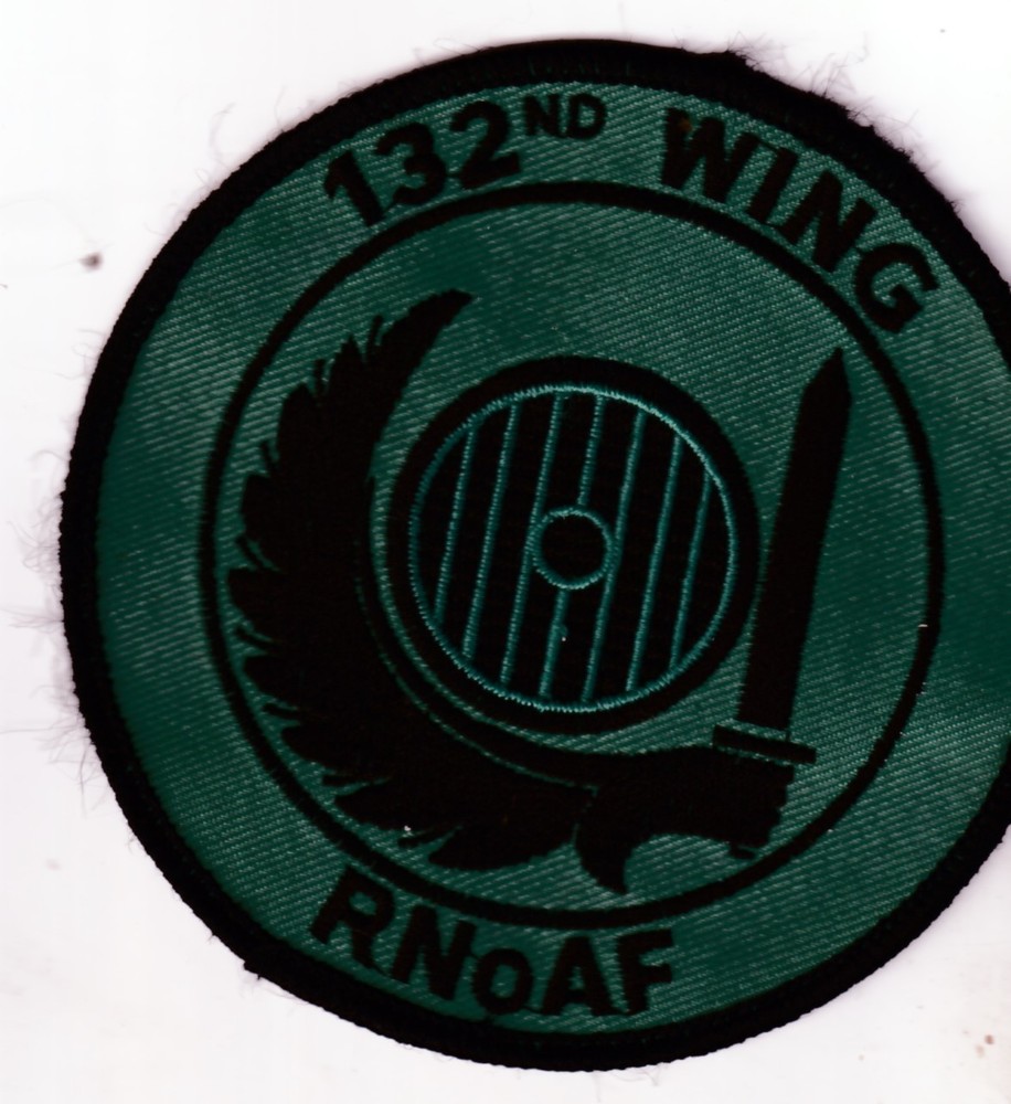 Noway air force RNoAF  132nd Wing Ørland AB patch