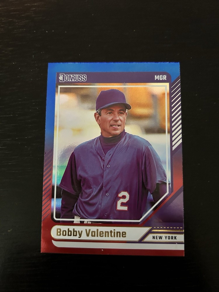 2024 Panini Donruss - Red & Blue #100 Bobby Valentine