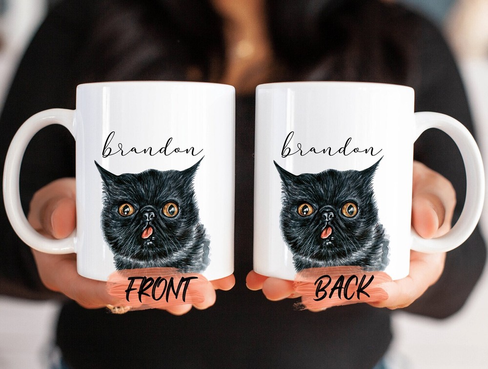 Cat Gift Custom Cat Lover Mug For Cat Mom Birthday Gift Cat Mug Cat Lover Gift