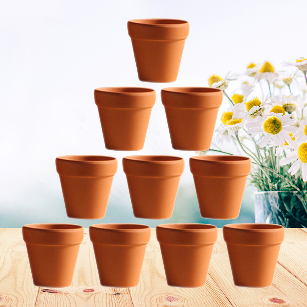 20 Pcs Plant Clay Pots for Plants Smooth Texture Wedding Favor