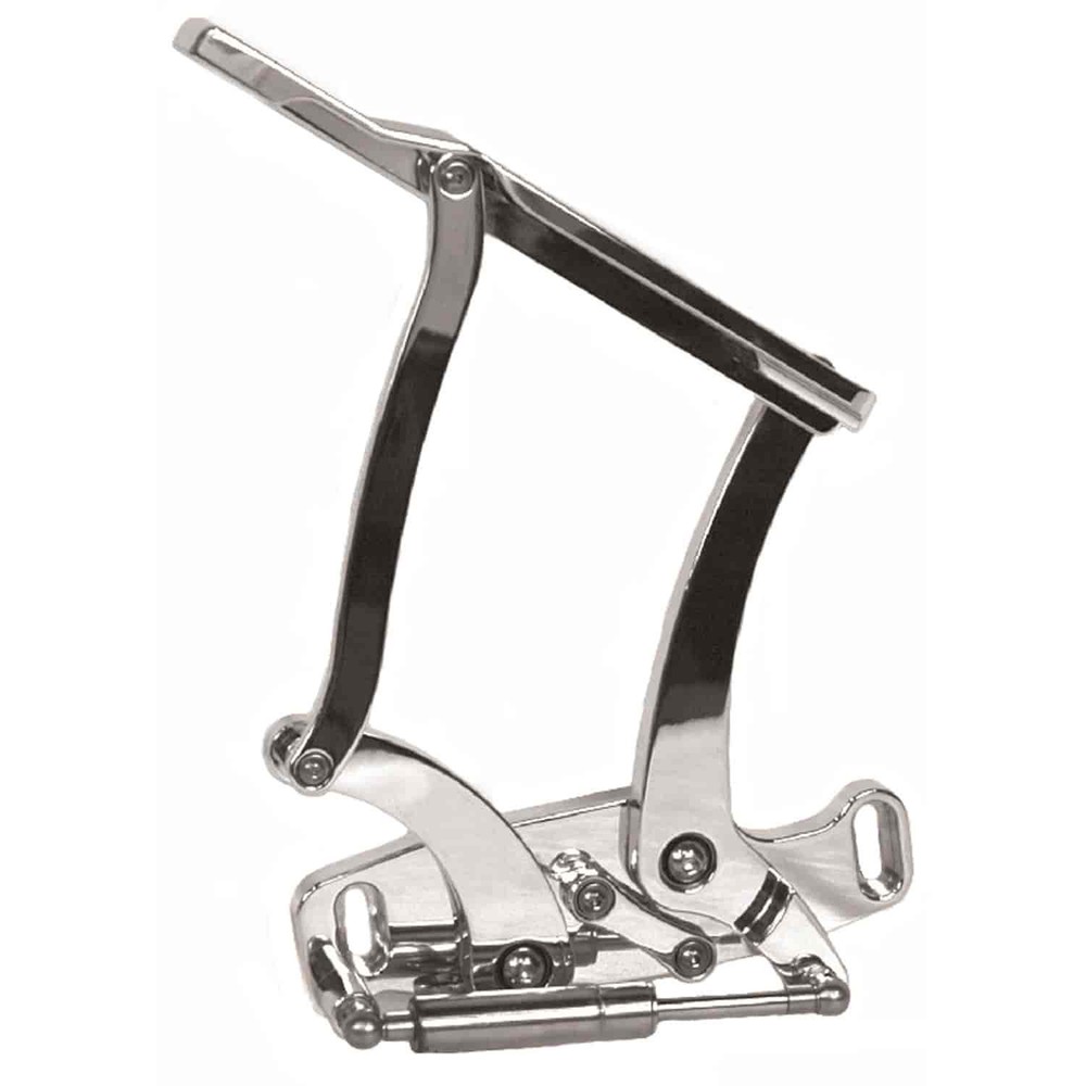 Eddie Motorsports MS149-46CL Billet Hood Hinges 1965 Olds Cutlass Clear Coat