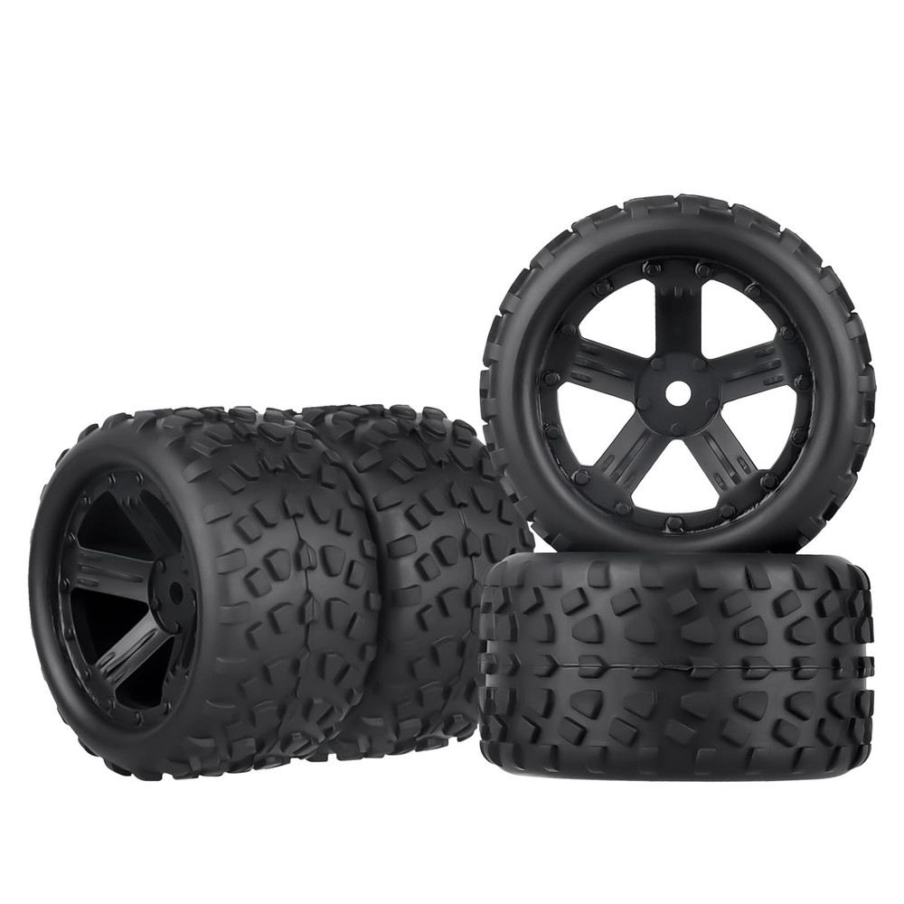 Ruedas y neumáticos prepegados para camión de radiocontrol de 12 mm hexagonales para 1/18 Traxxas Latrax Teton 4x4...