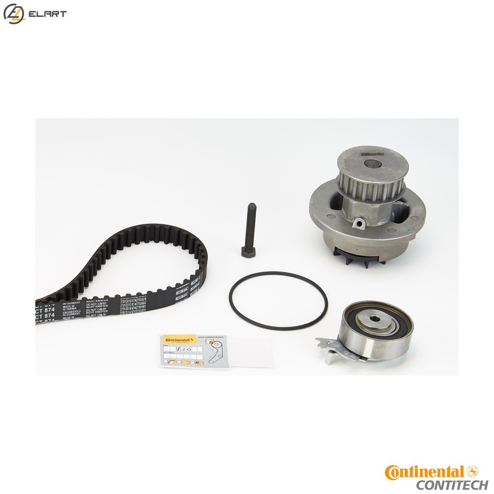 WATER PUMP & TIMING BELT KIT CT874WP2 FOR DAEWOO BEDFORD ASTRAMAX/Box  OPEL