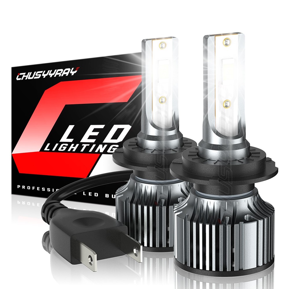 H7 LED Headlight Bulbs 6000K Xenon White Low Beam Upgrade 12V
