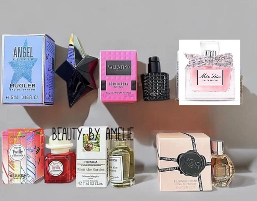 Travel-Size Luxury Perfume Set for Women – 6PC Valentino & Dior Replicas