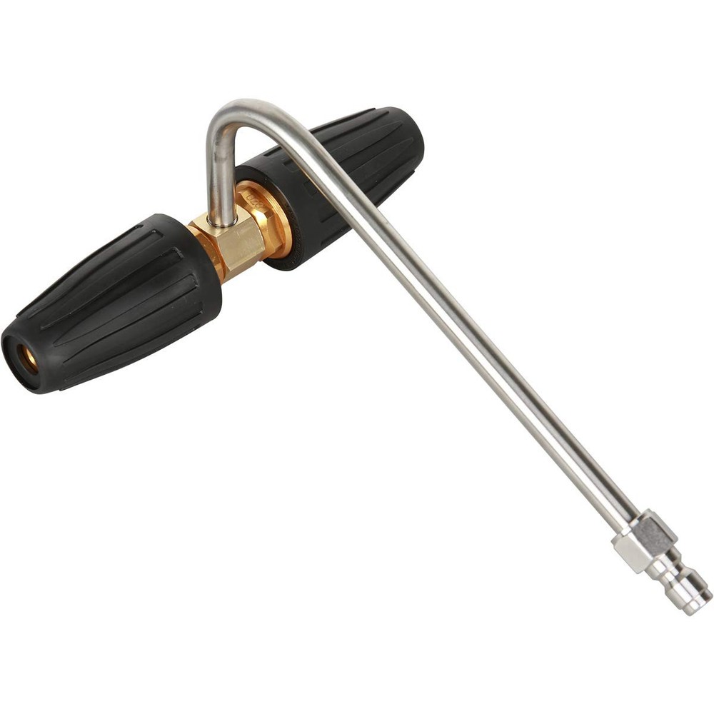 Pressure Washer Gutter Cleaner, Rotating Turbo Nozzles Attachment, 1/4 Inch Q...