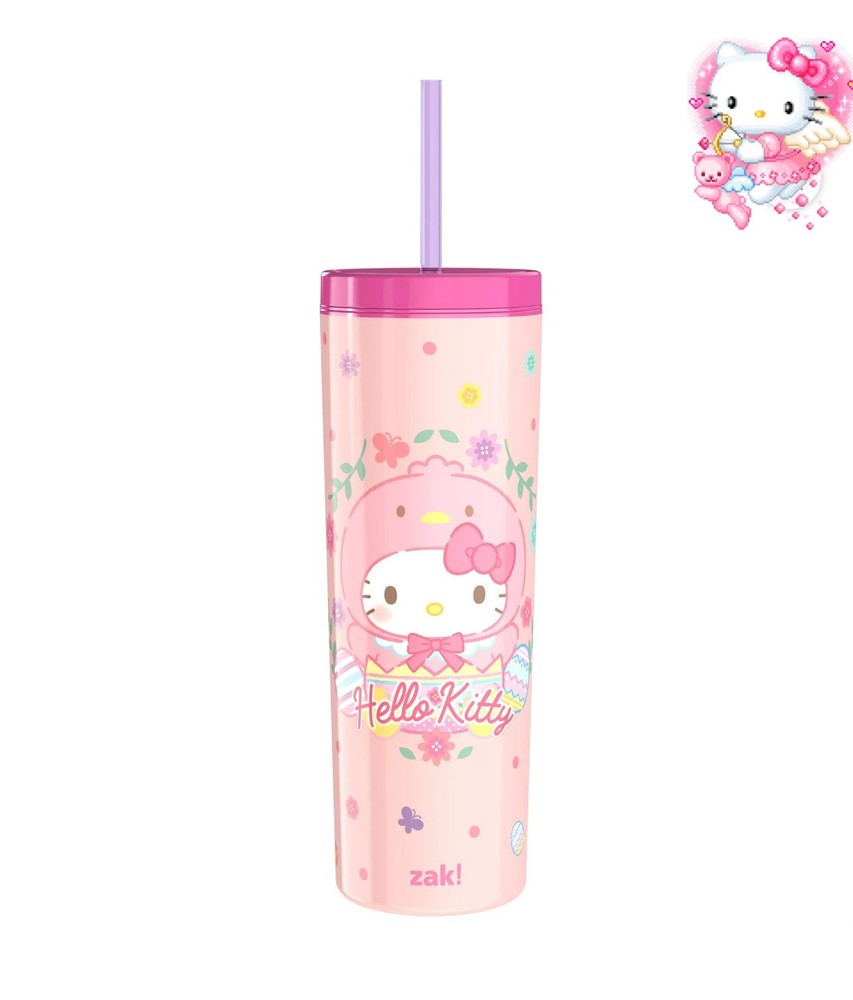 Sanrio Hello Kitty Easter Pink Tumbler 23oz with Straw
