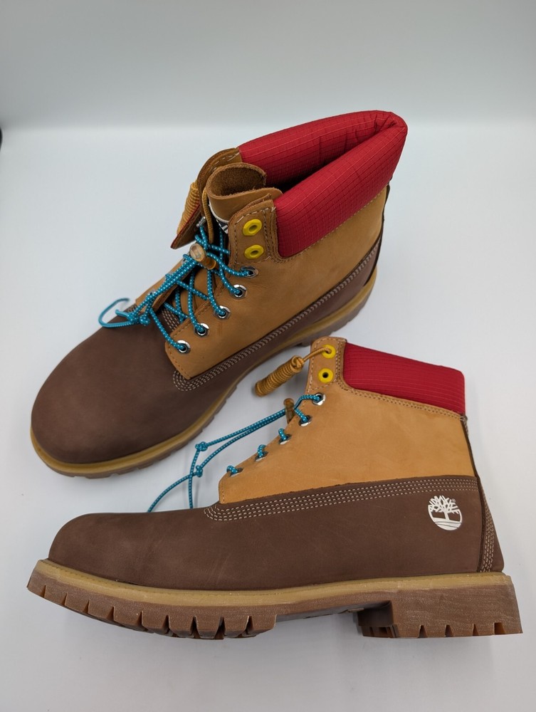 Timberland Premium 6-Inch Waterproof Nubuck Boots Men Size 13 Dark Slate