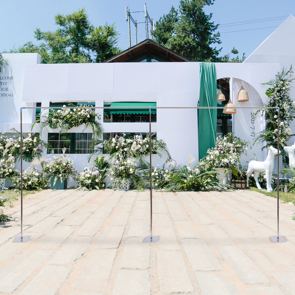 3x3m or 3x6m Heavy Duty Telescopic Pipe Drape Kit Wedding Backdrop Stand