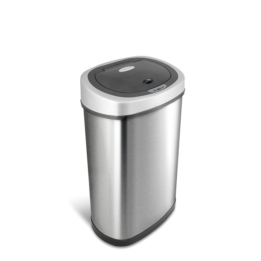 NINESTARS DZT-50-9 Automatic Touchless Infrared Motion Sensor Trash Can, 13 G...