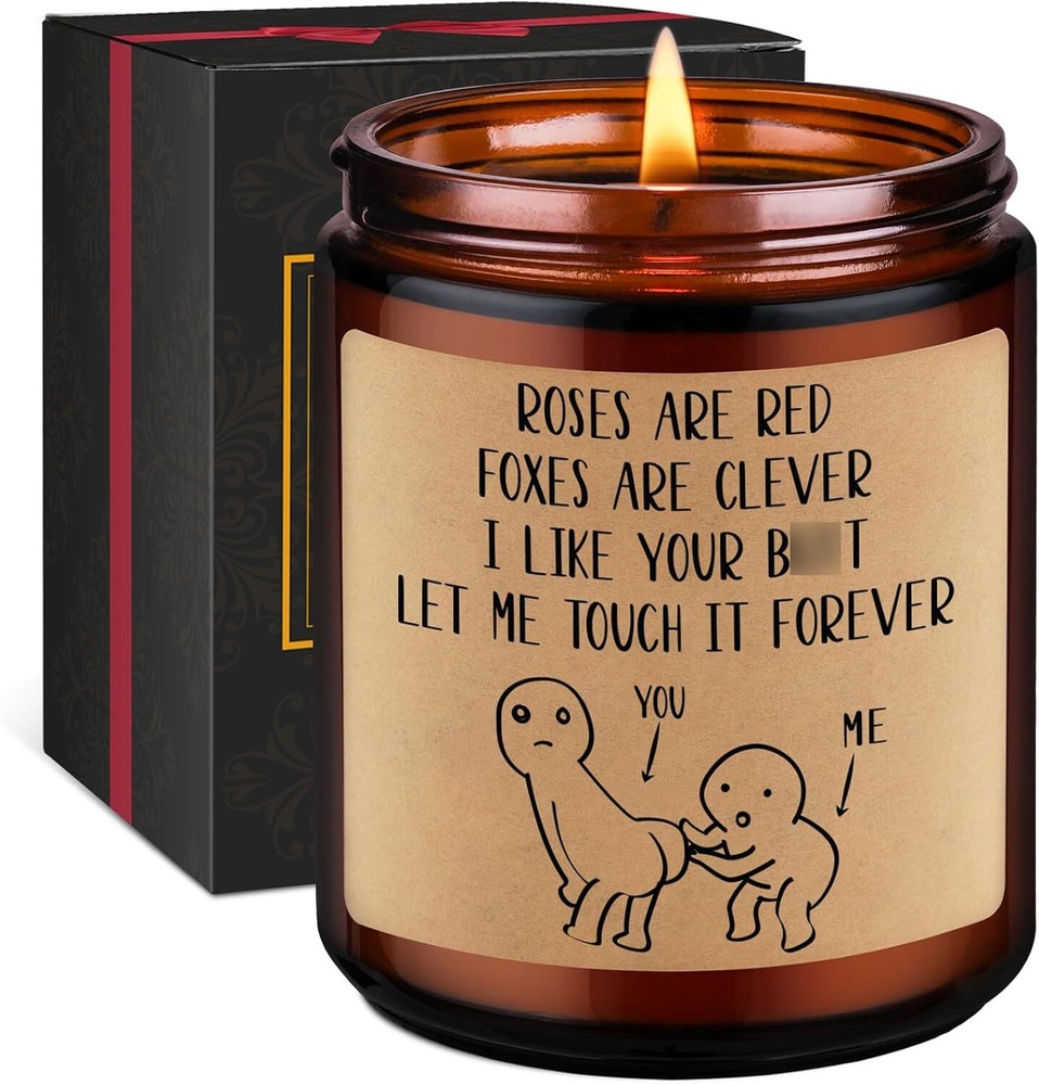 Romantic Valentine's Day Gift Candles for Her - I Love You Scented Candle Present-image