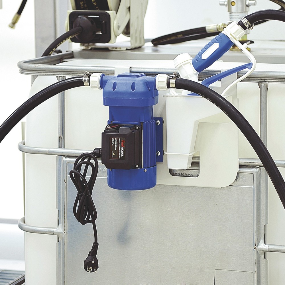 FuelWorks DEF Transfer Pump Kit, 120 Volt AC, 8 GPM, Manual Nozzle