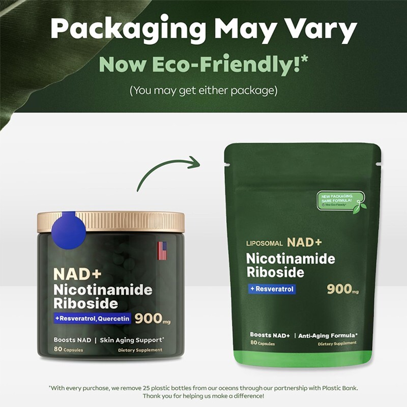 80 Veg Caps - NAD+ Cell Regenerator Nicotinamide Riboside 900mg
