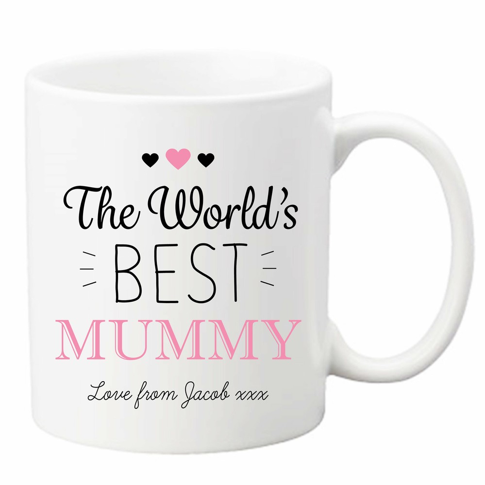 Personalised Sentimental World's Best Mummy Ceramic Mug Cup Mummy Gift Best