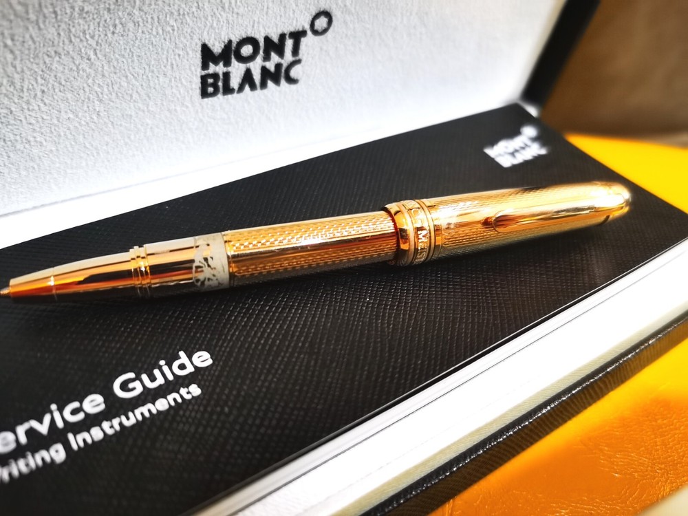 Montblanc Meisterstuck Gold Classique Trim 163 Rollerball mini 4.5