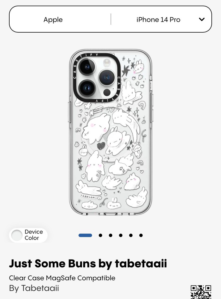 iPhone 14 Pro Case by Casetify - Just Some Buns Design by tabetaaii
