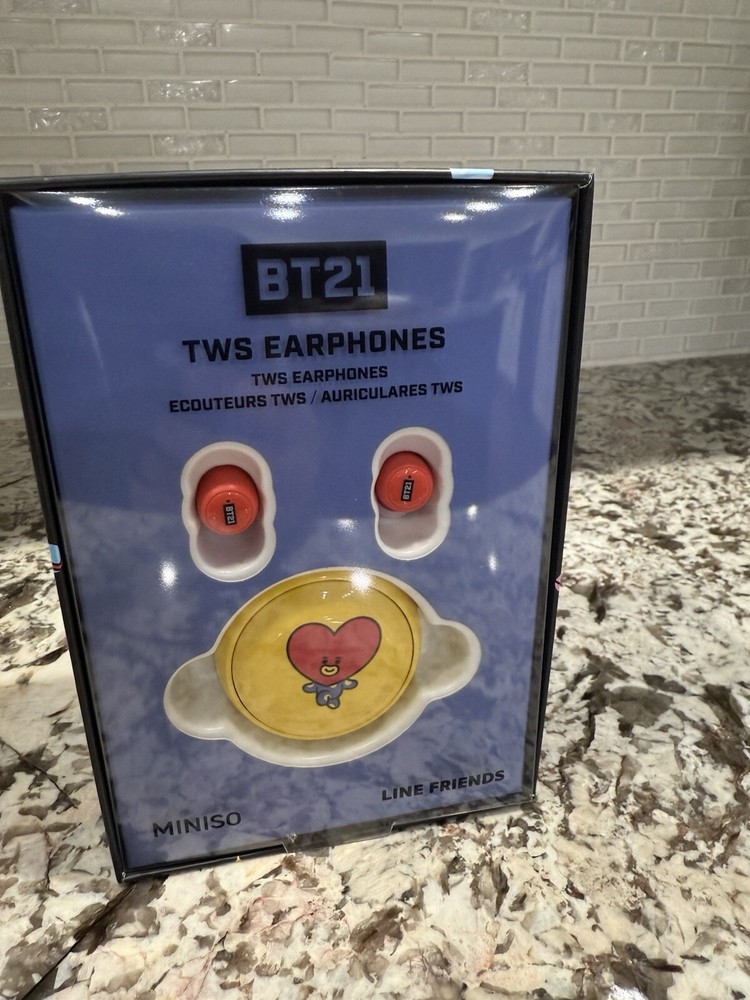 BT21 TWS Wireless Earbuds Miniso Shooky Line Friends Collectible Edition