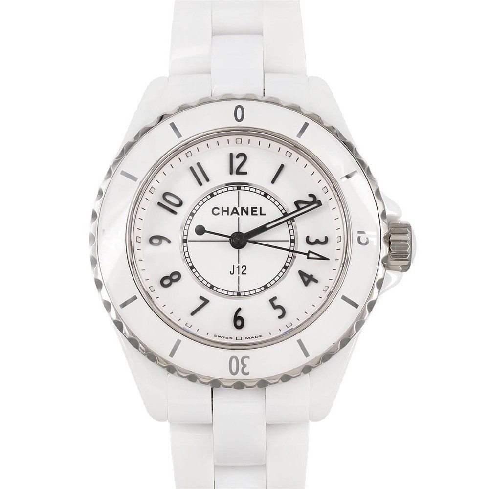 Authentic CHANEL J12 33mm Ceramic H5698 ceramic Quartz  #270-003-969-0842