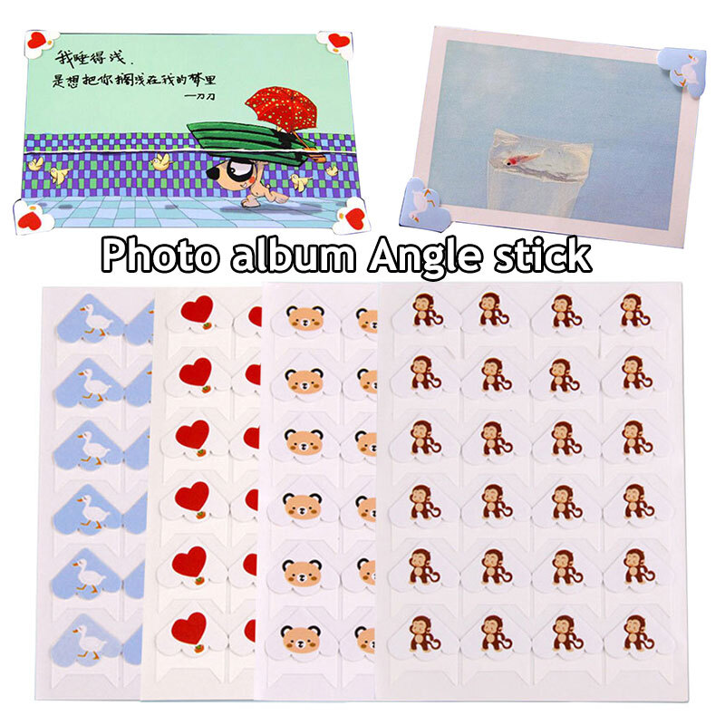 Decorative Photo Album Corner Sticker Accessories for Scrapbooks & Memories  